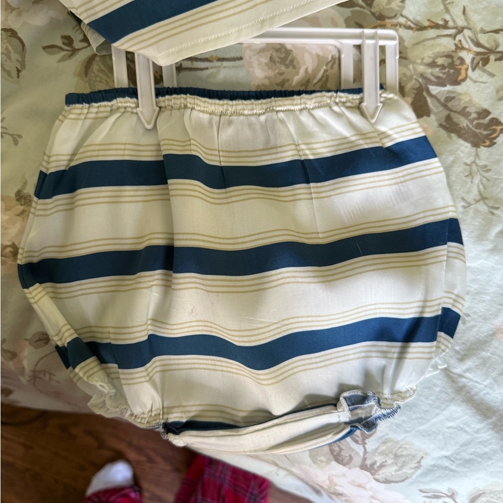NWT Authentic Designer Elisa Sandaoui Baby Sundress with Matching Bloomers - Picture 11 of 16